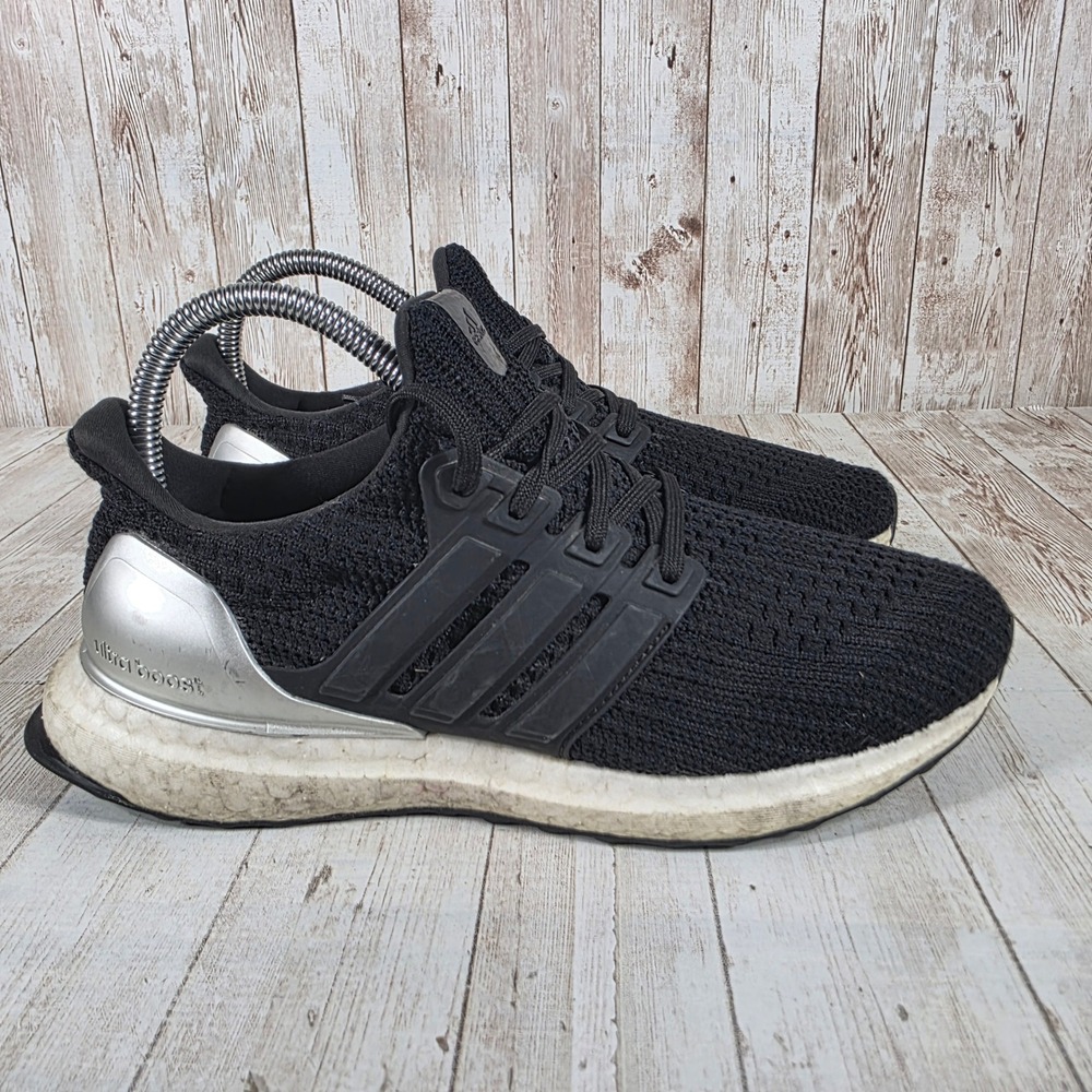 Adidas Ultraboost 4.0 DNA Womens Running Shoes Black Silver GZ3427‎ Size 5